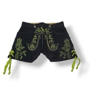 Beautiful vintage German Lederhosen SZ 34 or US 2/4